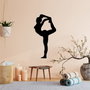 Wallity Yoga 18 Escultura de pared negra